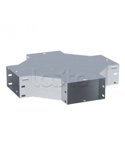 Ответвитель крестообразный 100х300 мм INOX EKF (x10030008-INOX) в Сергиевом Посаде Аксессуары для лотков Pintop.ru