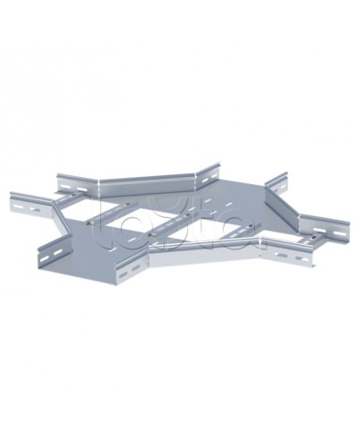 Ответвитель крестообразный для лестничного лотка 50х600 мм EKF (xlt50600) в Сергиевом Посаде Аксессуары для лотков Pintop.ru