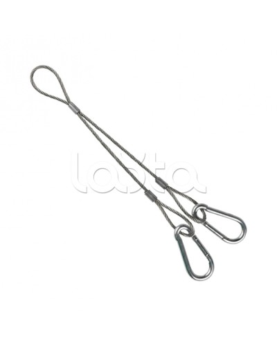 Подвес Y-образный с карабинами 150 мм EKF (ypk150) в Сергиевом Посаде Аксессуары для лотков Pintop.ru