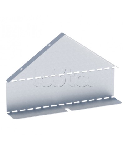 Заглушка крышки двускатной на лоток 100х300 мм (0,8 мм) HDZ EKF (zkdsk100300-HDZ) в Сергиевом Посаде Аксессуары для лотков Pintop.ru