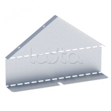 Заглушка крышки двускатной на лоток 80х300 мм (0,8 мм) HDZ EKF (zkdsk80300-HDZ)