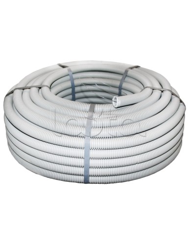 Труба гофр. ПВХ с протяжкой d50 мм (20 м) серая EKF-Plast (tg-z-50) в Сергиевом Посаде Труба гофрированная Pintop.ru