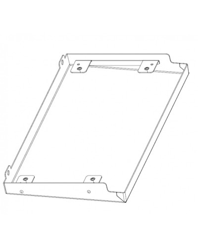 Крыша дождевая для шкафов серии EMW (Ш600 × Г210) Elbox (EMW-RR-600.210) в Сергиевом Посаде Аксессуары для стоек и шкафов Pintop.ru