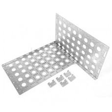 Комплект боковых монтажных панелей 19" (В400xГ300) Elbox EU-400.300