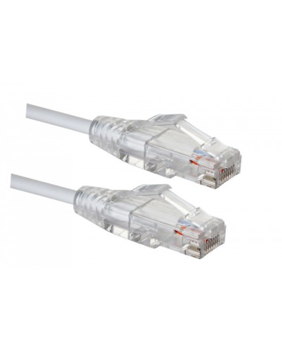 Коммутационный шнур категории 5e SLIM LINE, U/UTP, LSZH, T568B, 3 м, белый Eurolan (21S-U5-03WT) в Сергиевом Посаде Патчкорды (медные) Pintop.ru
