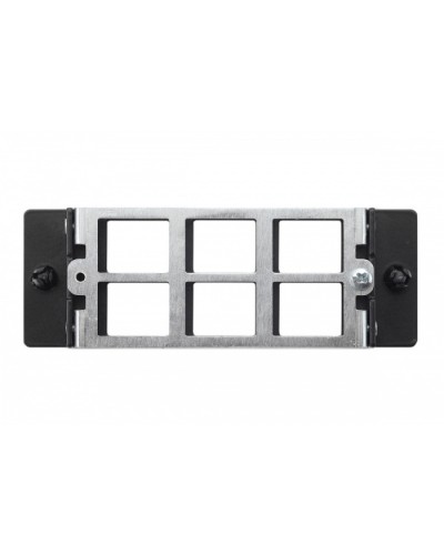 Планка Q-SLOT 6 × Keystone UTP/FTP Eurolan (27M-00-00-06BL) в Сергиевом Посаде Патч панель Pintop.ru
