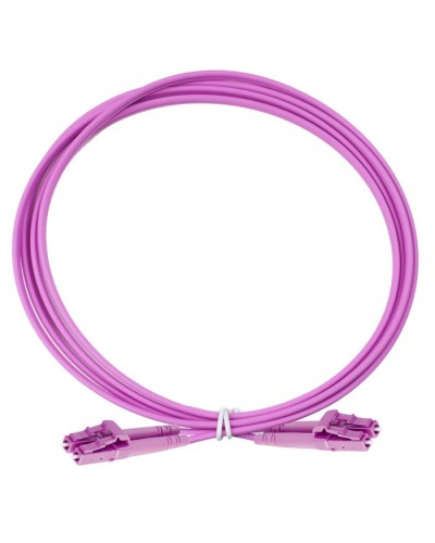 Оптический коммутационный шнур дуплексный, 2х50/125, OM4, LC-LC, 1 м Eurolan (41F-40-LC-LC-01) в Сергиевом Посаде Патч-корды и пигтейлы Pintop.ru