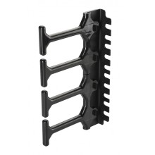 Вертикальный организатор Zero-U, 4U, с пластиковыми пальцами (2 шт) Eurolan (60A-18-04-16-09BL)