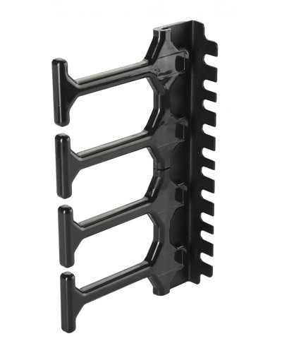 Вертикальный организатор Zero-U, 4U, с пластиковыми пальцами (2 шт) Eurolan (60A-18-04-16-09BL) в Сергиевом Посаде Кабельные органайзеры Pintop.ru