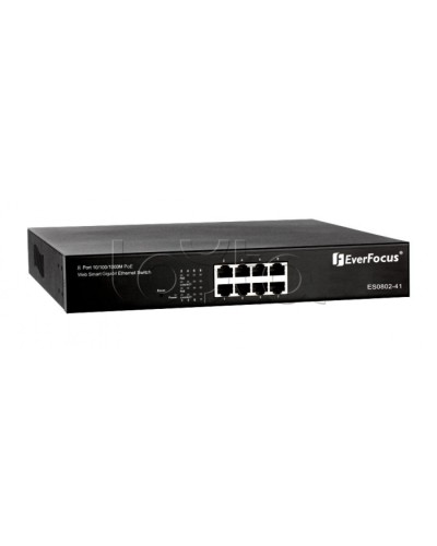 Коммутатор PoE 8-портовый EverFocus ES0802-41 в Сергиевом Посаде Коммутаторы Pintop.ru