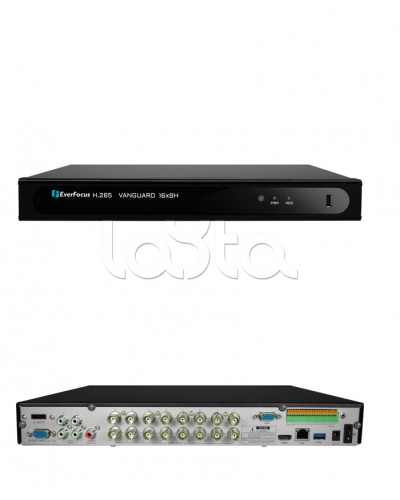 Видеорегистратор 16-канальный EverFocus VANGUARD II 16x8H в Сергиевом Посаде Видеорегистраторы гибридные Pintop.ru