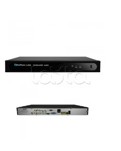 Видеорегистратор 4-канальный EverFocus VANGUARD II 4x2H в Сергиевом Посаде Видеорегистраторы гибридные Pintop.ru