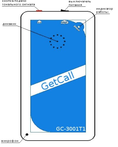 Устройство переговорное Getcall GC-3001T1 в Сергиевом Посаде Переговорные устройства Pintop.ru