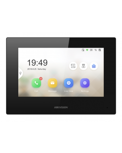 IP видеодомофон сенсорный Hikvision DS-KH6320-LE1(B) в Сергиевом Посаде Абонентские IP устройства Pintop.ru