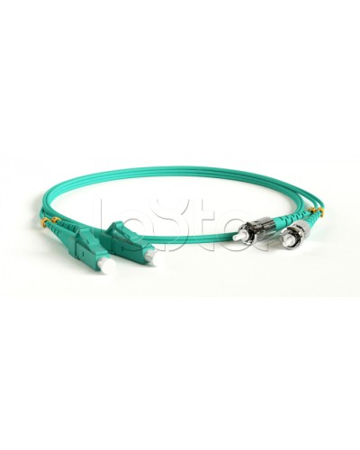 Патч-корд волоконно-оптический Hyperline FC-D2-503-LC/PR-ST/PR-H-3M-LSZH-AQ в Сергиевом Посаде Патч-корды оптические Pintop.ru