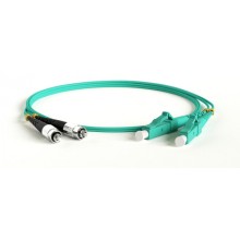 Патч-корд волоконно-оптический Hyperline FC-D2-503-SC/PR-SC/PR-H-20M-LSZH-AQ