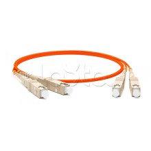 Патч-корд волоконно-оптический Hyperline FC-D2-50-LC/PR-LC/PR-H-20M-LSZH-OR