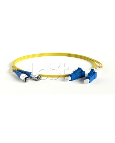 Патч-корд волоконно-оптический Hyperline FC-D2-9-FC/UR-LC/UR-H-20M-LSZH-YL в Сергиевом Посаде Патч-корды оптические Pintop.ru
