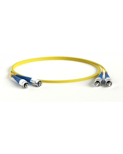 Патч-корд волоконно-оптический Hyperline FC-D2-9-FC/UR-LC/UR-H-50M-LSZH-YL в Сергиевом Посаде Патч-корды оптические Pintop.ru