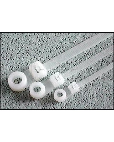 Хомут-стяжка нейлоновый 200x4,8 с отверстием под винт Hyperline GTM-200STC (100 шт/уп.) в Сергиевом Посаде Стяжки-хомуты Pintop.ru