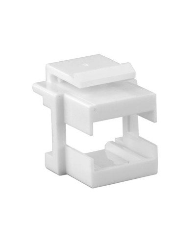 Вставка формата Keystone Jack, для проходного адаптера SC или dLC Hyperline (KJ1-SC/DLC-WH) в Сергиевом Посаде Модули Keystone Pintop.ru