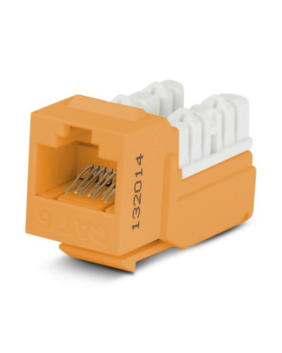 Вставка Hyperline (KJNE-8P8C-C6-90-OR) в Сергиевом Посаде Коннекторы Pintop.ru