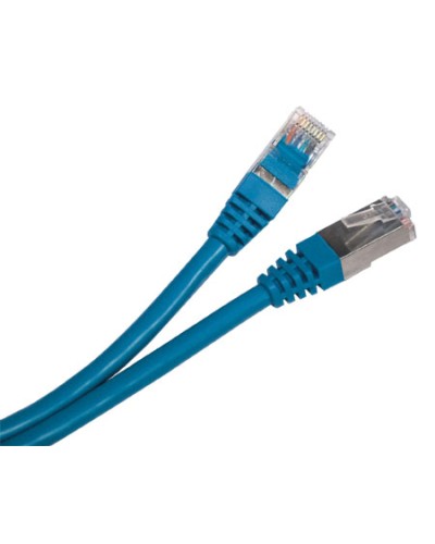 Патч-корд RJ45-RJ45, 4 пары, STP, кат.5е, LSZH (10м) Hyperline PC-LPM-STP-RJ45-RJ45-C5e-10M-LSZH-BL в Сергиевом Посаде Патчкорды (медные) Pintop.ru