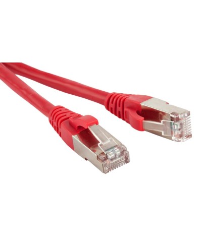 Патч-корд RJ45-RJ45, 4 пары, STP, кат.5е, LSZH (10м) Hyperline PC-LPM-STP-RJ45-RJ45-C5e-10M-LSZH-RD в Сергиевом Посаде Патчкорды (медные) Pintop.ru