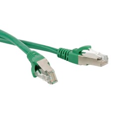 Патч-корд экранированный Hyperline PC-LPM-STP-RJ45-RJ45-C5e-3M-LSZH-GN