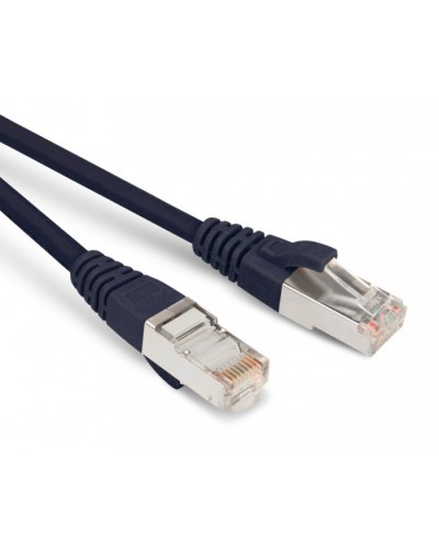 Патч-корд F/UTP Hyperline PC-LPM-STP-RJ45-RJ45-C6-15M-LSZH-BK в Сергиевом Посаде Патчкорды (медные) Pintop.ru