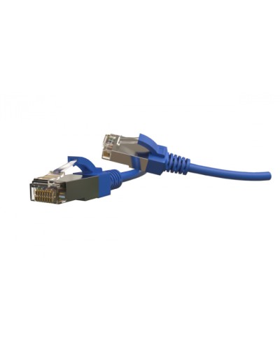 Патч-корд S/FTP Hyperline (PC-LPT-SFTP-RJ45-RJ45-C6-1.5M-LSZH-BL) в Сергиевом Посаде Патчкорды (медные) Pintop.ru