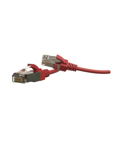 Патч-корд S/FTP Hyperline (PC-LPT-SFTP-RJ45-RJ45-C6-1M-LSZH-RD) в Сергиевом Посаде Патчкорды (медные) Pintop.ru