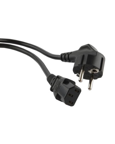 Кабель питания компьютера (Shucko - C13), 10A, угловая вилка, 1м Hyperline PWC-IEC13-SHM-1.8-BK в Сергиевом Посаде Патч-корды и пигтейлы Pintop.ru