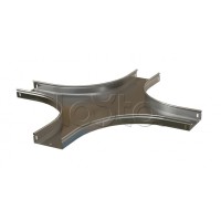 Ответвитель X-образный горизонтальный плавный Hyperline RST-CXS-150-80-0,8-R100-SZ