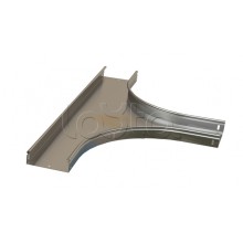 Ответвитель T-образный горизонтальный плавный Hyperline RST-TTS-300-100-0,8-R100-SZ