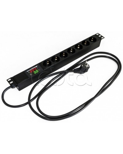 Блок розеток Hyperline SHE19-7SH-AV-2.5EU в Сергиевом Посаде Блоки розеток Pintop.ru