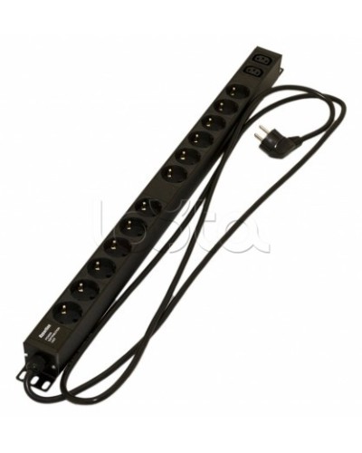 Блок розеток Hyperline SHE-12SH-2IEC-2.5EU в Сергиевом Посаде Блоки розеток Pintop.ru