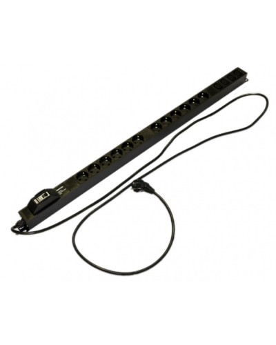 Блок розеток Hyperline (SHE-12SH-4IEC-BF-2.5EU) в Сергиевом Посаде Блоки розеток Pintop.ru