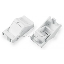 Вставка угловая 45x22.5 для 1 модуля формата Keystone Jack Hyperline SIP2A-1K-M45-22.5