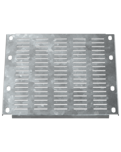 FORMAT Заглушка панели нижней наборной вентилируемой 200мм в шкаф шириной 400мм IEK (FO-00-PLTV-020-040) в Сергиевом Посаде Аксессуары для стоек и шкафов Pintop.ru