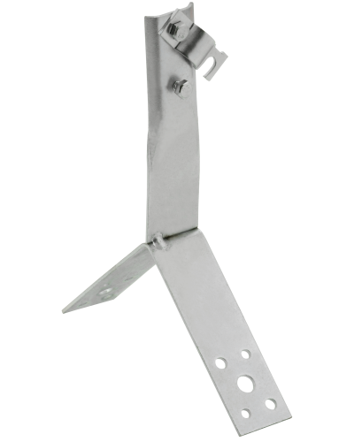 Держатель проводника круглого 6-10мм винтовой для конька h=80мм нержавеющая сталь IEK (ZDP80-20-4-16-80) в Сергиевом Посаде Крепеж Pintop.ru