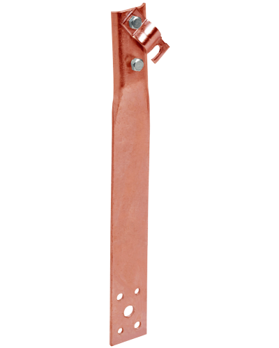 Держатель проводника круглого 6-10мм винтовой прямой h=150мм медь IEK (ZDP86-50-1-16-150) в Сергиевом Посаде Крепеж Pintop.ru