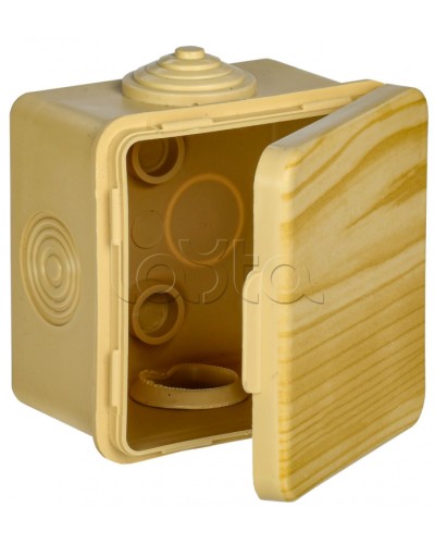 Коробка расп. КМ для о/п D=85х40мм IP54 4 вв. сосна IEK (UKO21-085-040-000-K34-54) в Сергиевом Посаде Распределительные коробки Pintop.ru