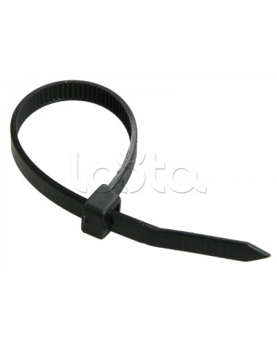 Стяжка 200x3,6 мм нейлоновая, черная IEK (UHH32-D036-200-100) в Сергиевом Посаде Стяжки-хомуты Pintop.ru