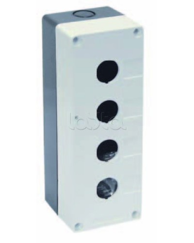 Корпус КП104 для кнопок 4 места белый IEK BKP10-4-K01 в Сергиевом Посаде Аксессуары для кабель-канала Pintop.ru