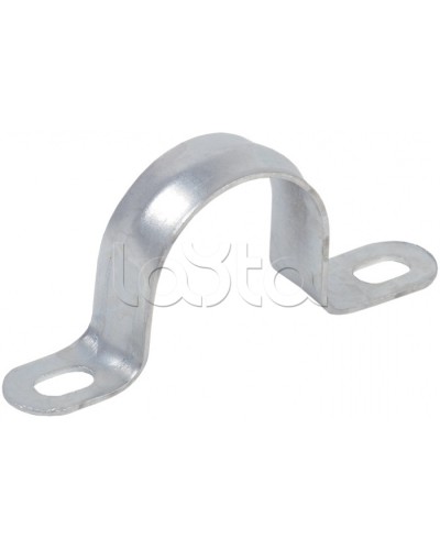 Скоба двухлапковая d31-32 IEK CMAT11-31-100 в Сергиевом Посаде Держатели, клипсы, скобы Pintop.ru