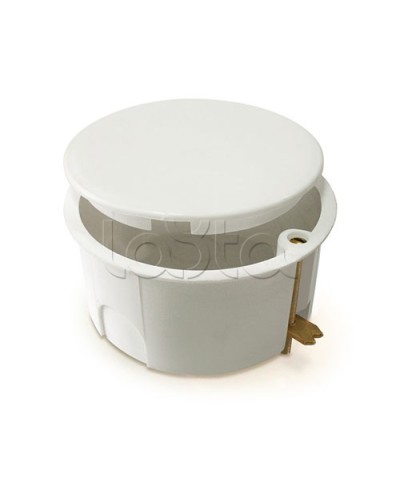 Коробка установочная для полых стен, с крышкой, с саморезами, металлические лапки d80x40 IEK КМ41024 (UKG01-080-040-000-M) в Сергиевом Посаде Распределительные коробки Pintop.ru