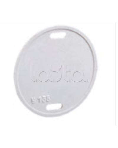 Бирка кабельная маркировочная У-135 (круг 55 мм) IEK UZMA-BIK-Y135-R в Сергиевом Посаде Аксессуары для кабель-канала Pintop.ru