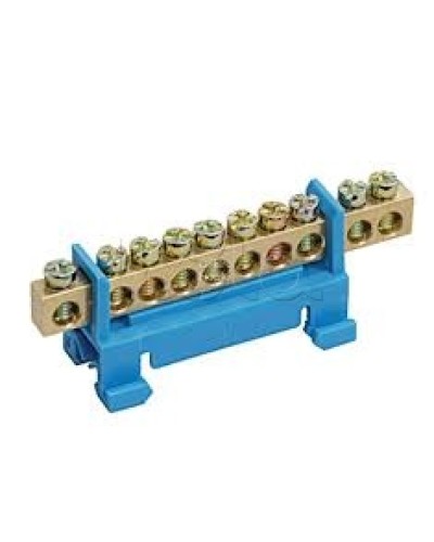 Шина N ноль с DIN-изолятором типа «Стойка» ШНИ-6х9-12-С-С IEK YNN10-69-12P-K07 в Сергиевом Посаде Клеммные колодки Pintop.ru