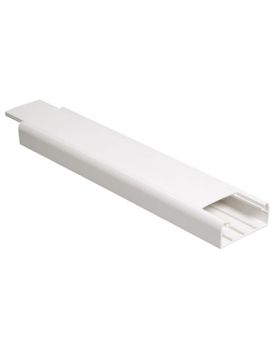 Кабель-канал 80x40 с крышкой парапетный IEK CKK40-080-040-1-K01 в Сергиевом Посаде Кабель-канал Pintop.ru